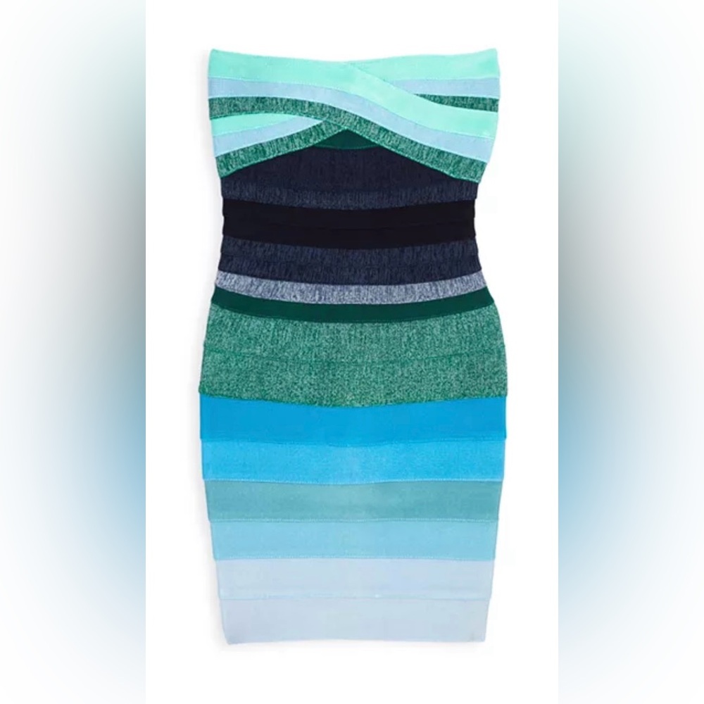 Bandage Dress Ombré Bodycon